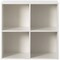 Modern Wooden Toy Storage Bookshelf 4 Cube Organizer Square Bookcase